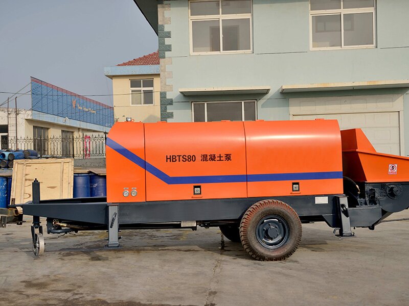  HBTS80-SR Concrete Trailer Pump